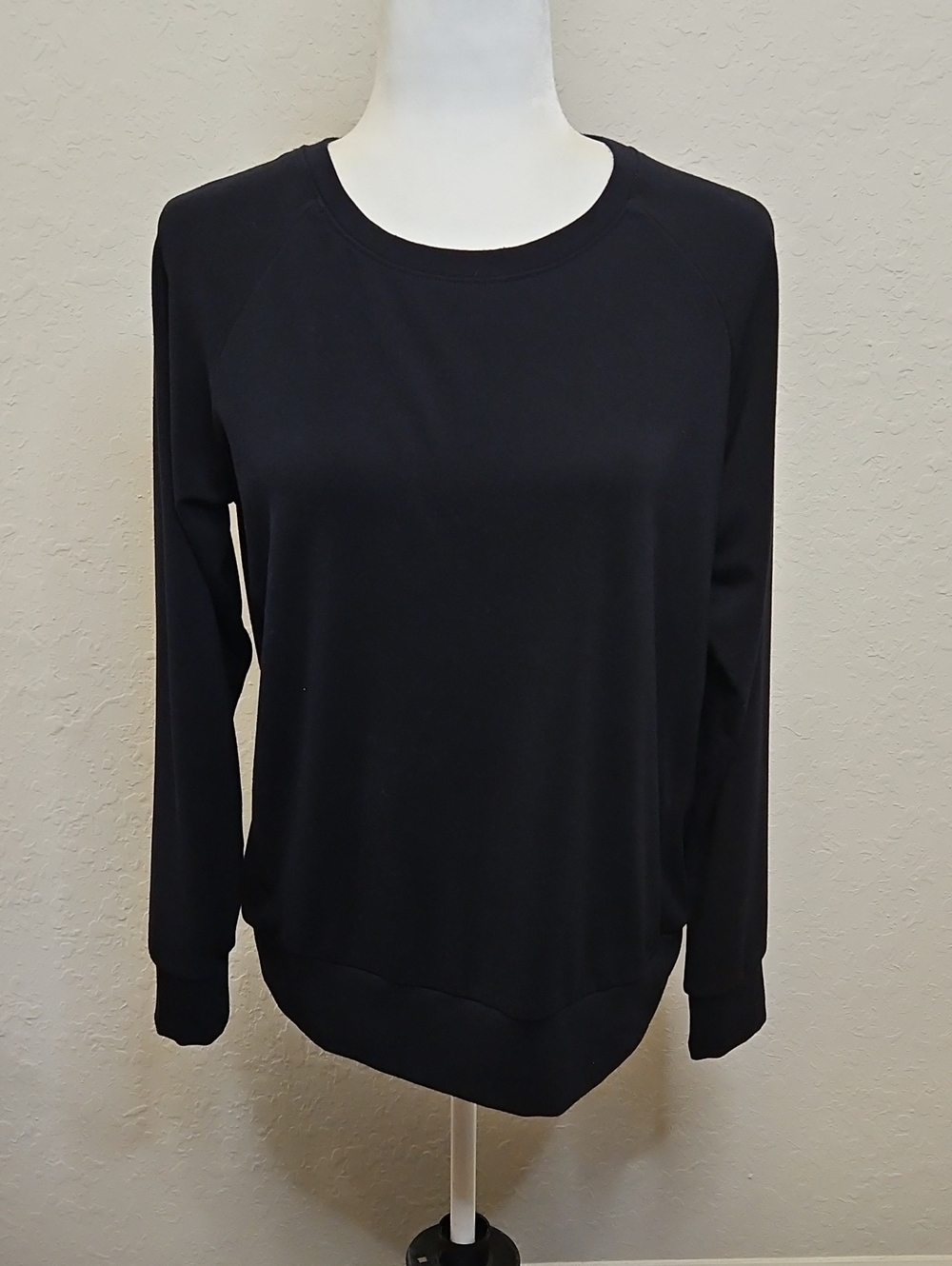Cozy Earth Bamboo Pullover Black, Size Small, Premium
